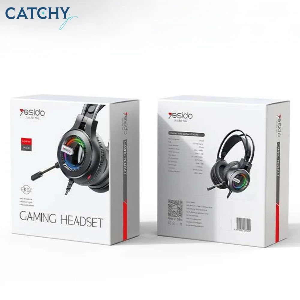 EK02 With RGB Light Professional Bass Gaming Headset EK02 With RGB Light Professional Bass Gaming Headset